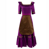 Coco 2017 Movie Mama Imelda Purple Dress Women Halloween Cosplay Costume